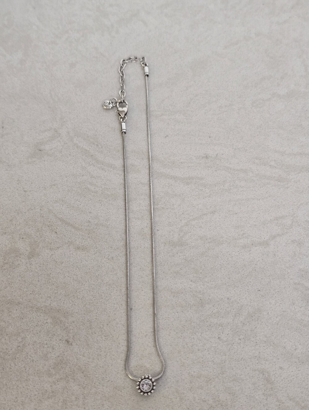 Brighton Twinkle Petite Crystal Necklace Silver JN3332 15"-17.5" - Picture 8 of 8